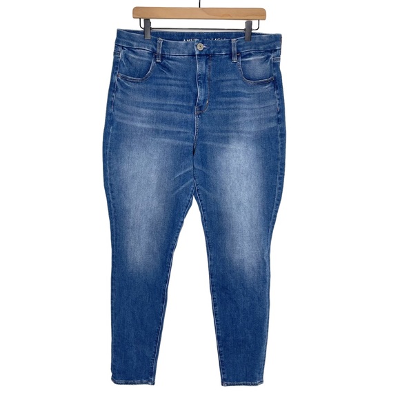American Eagle Outfitters Denim - American Eagle Curvy Hi Rise Jegging 16 Stretch Denim Blue Jeans